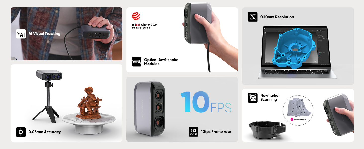 【新品未開封.限界値下げ】3DmakerPro moose アップグレード版 Amazon.co.jp: 3DMakerpro Moose 3Dスキャナー 3Dプリント用